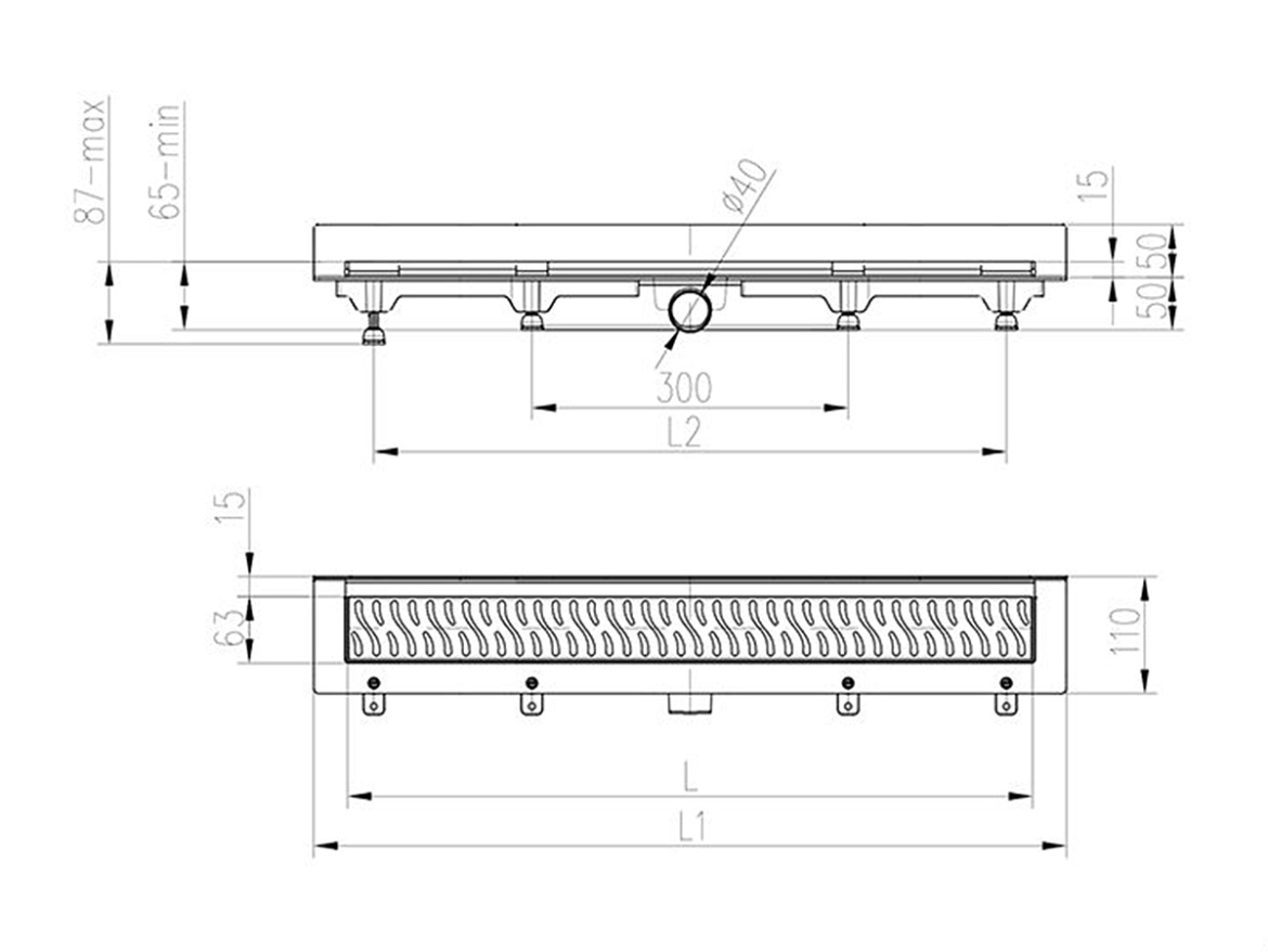 Chuděj LZB 40 (ke stěně)