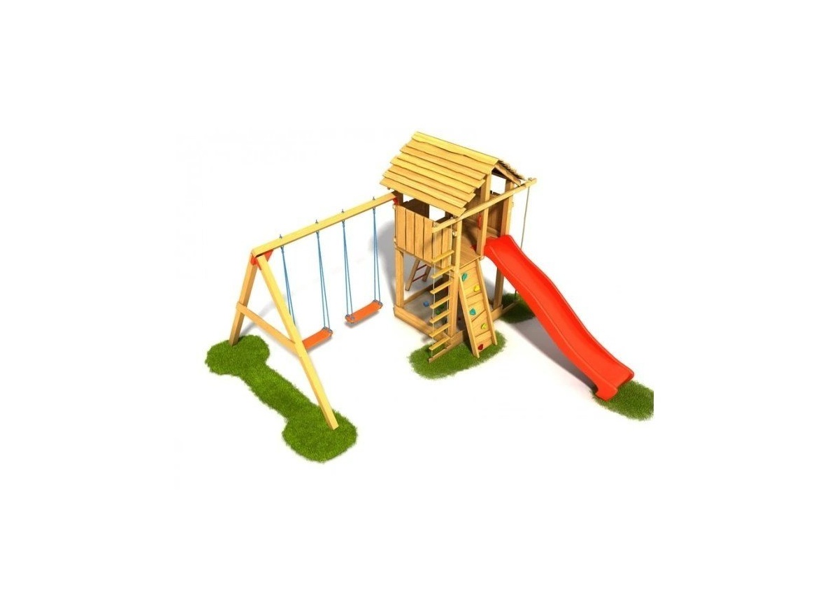 Gyermekeknek játszótér a kertben Česká Manufaktura Bimbo Plus