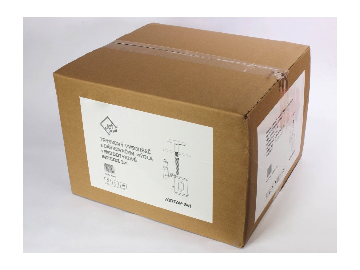 Sušiče rúk Jet Dryer AIRTAP 3v1 - kulatá