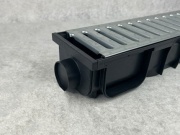 Covernit Plastový odtokový žlab A15 s pozinkovanou mříží (set 3 ks)