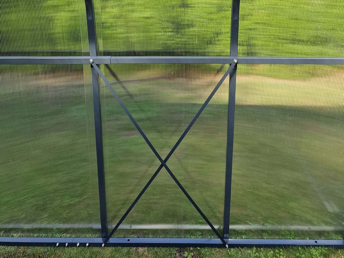 Skleník z polykarbonátu Scobax Drop Alu