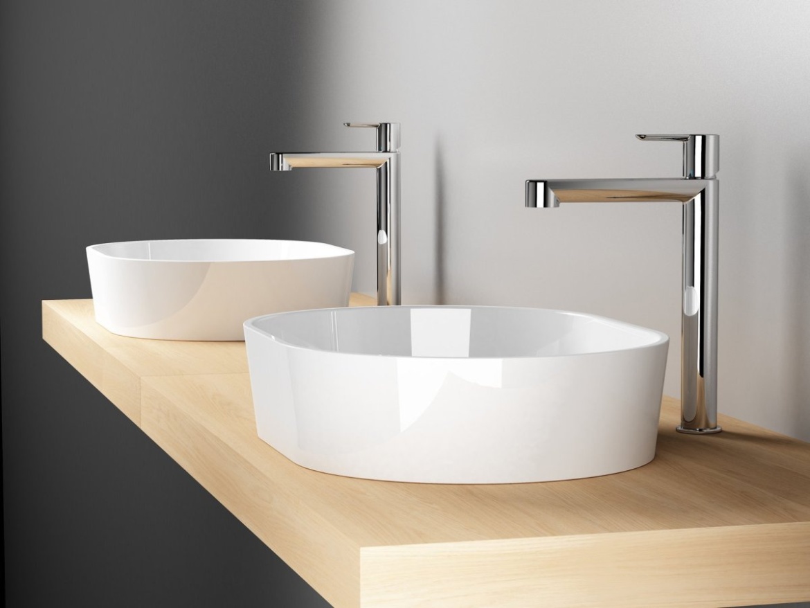 Ravak PU 015.00CR Umývadlová batéria 322 mm bez odtokovej armatúry, chróm