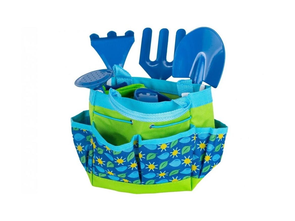 Floraland Sada dětského nářadí s konvičkou BLUE GR0139