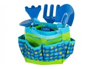 Floraland Sada dětského nářadí s konvičkou BLUE GR0139