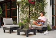 Keter Zahradní nábytek  Elements balkónový modulární set grafitový