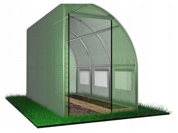 VespaGarden Fóliovník ke stěně 4 x 1,5 x 2m - 2 vchody Vespa Garden