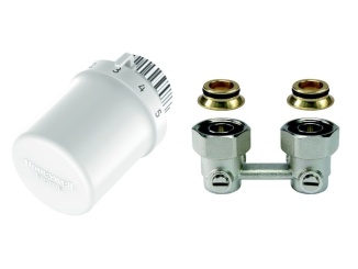 Épület – Honeywell Radiátorový termostatický set, rohový, 1/2", H šroubení, TL3096EY15