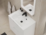 Ravak Umývadlo Classic Slim 60, s otvorom pre batériu, s prepadom