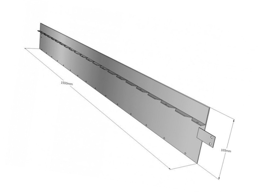 Neviditelný obrubník Scobax Silverline