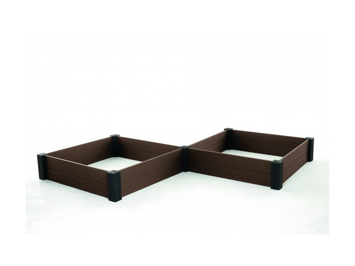 Keter Vyvýšený záhon Keter Vista Modular Duo Garden Bed - hnědý