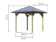 Zahradní altán Karibu Lillehammer