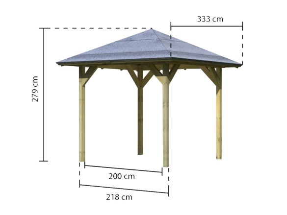 Zahradní altán Karibu Lillehammer
