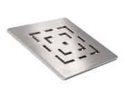 Chuděj ND-Mřížka Nerez pro nástavec 125 × 125 mm