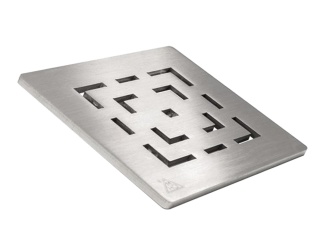 Műszaki higiénia –  Chuděj ND-Mřížka Nerez pro nástavec 125 × 125 mm Labirintus