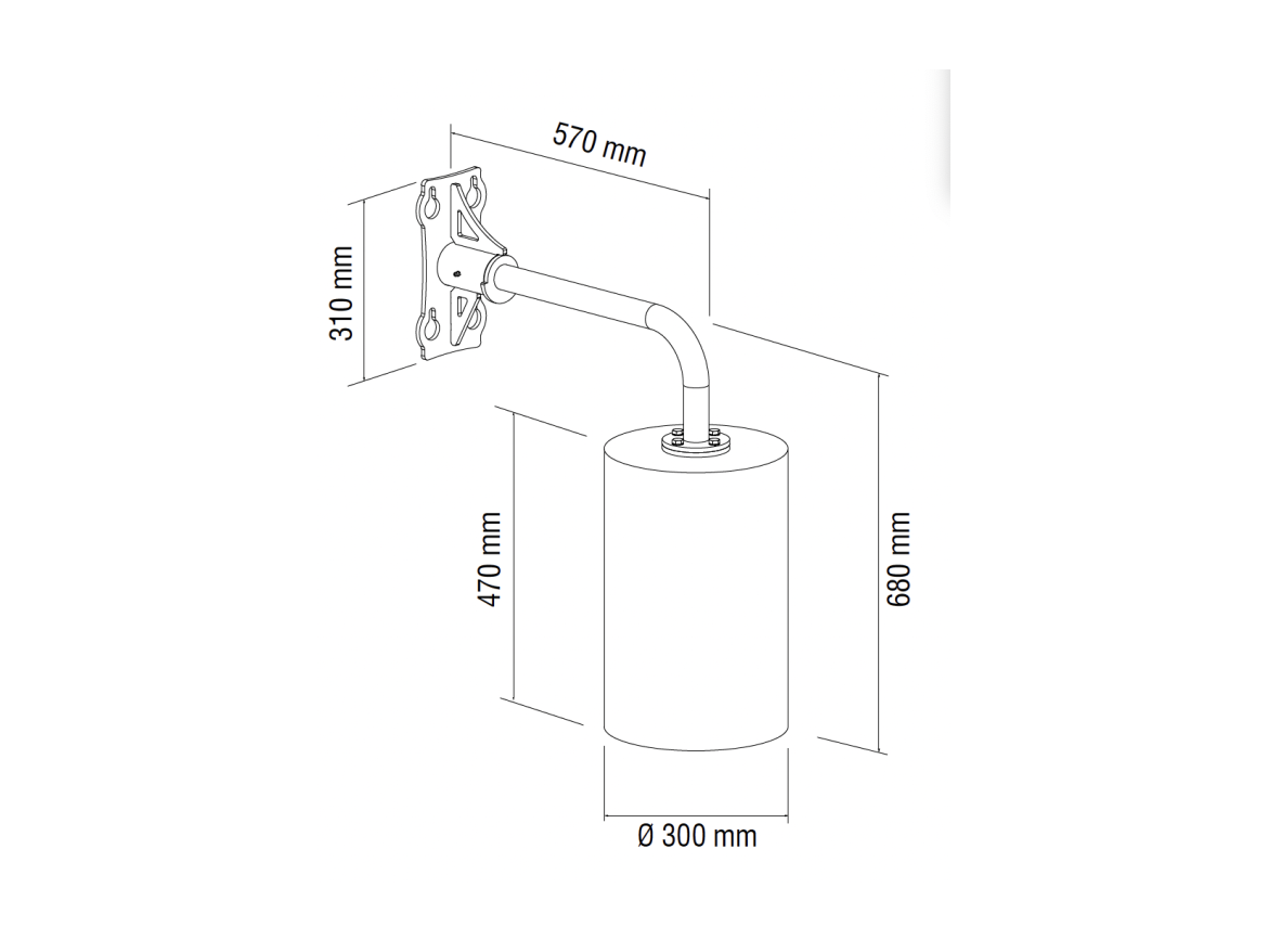 Scobax Kartáčové drbadlo pro ovce a kozy  Melasty mini - 470x300 mm, statické