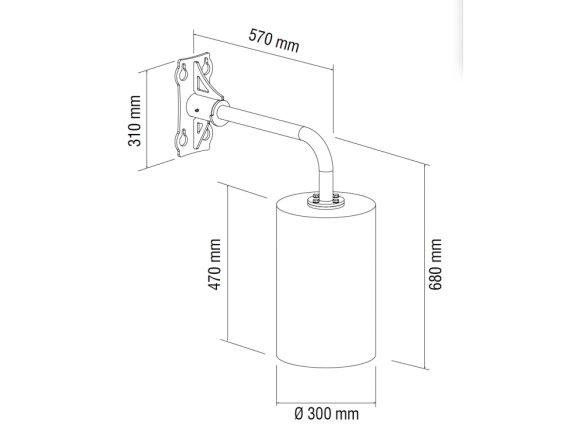 Scobax Kartáčové drbadlo pro ovce a kozy  Melasty mini - 470x300 mm, statické
