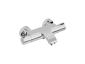 Vodovodné batérie –  Ravak TE 082.00CR Termostatická vanová nástěnná baterie bez sprchového setu, chrom