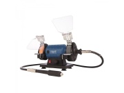 Kéttárcsás csiszoló/polírozó Flexidrive rendszerrel Scheppach HG 35