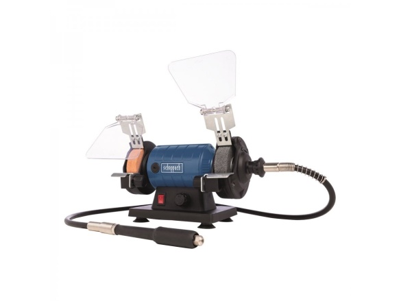 Kéttárcsás csiszoló/polírozó Flexidrive rendszerrel Scheppach HG 35