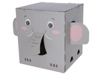 Boudy – Scobax Škrabadlo pro kočky Elefant z vlnité lepenky