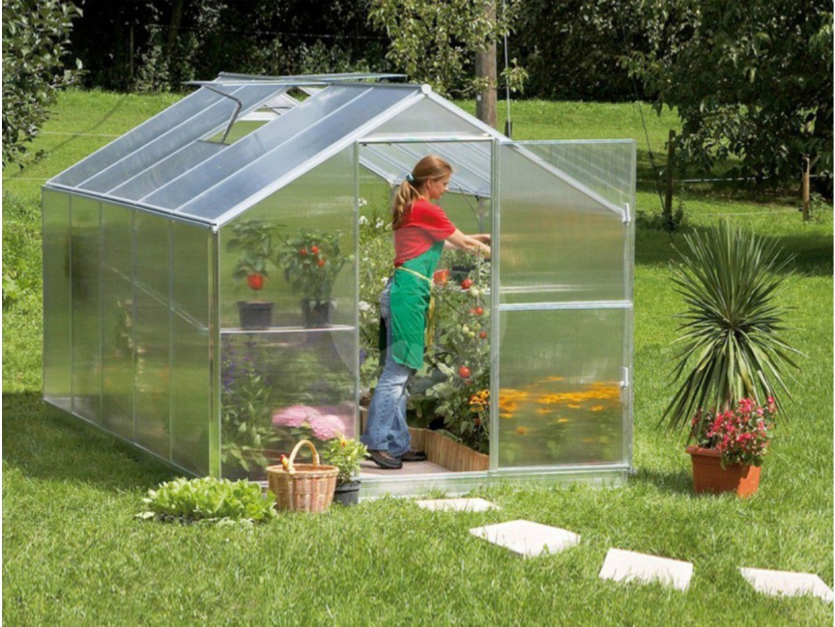 Zahradní skleník z polykarbonátu Gutta Gardentec F