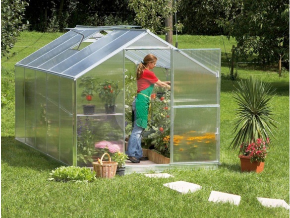 Záhradný skleník z polykarbonátu Gutta Gardentec F
