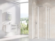 Ravak CRV2 90, lesk+transparent