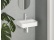 Ravak Umyvadlo Ceramic Slim Wall R 55 N, s otvorem pro baterii, s přepadem, antracit