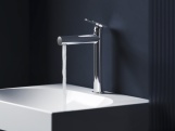 Ravak SG 014.20BLM Umyvadlová stojánková baterie 255 mm bez výpusti, černá matná