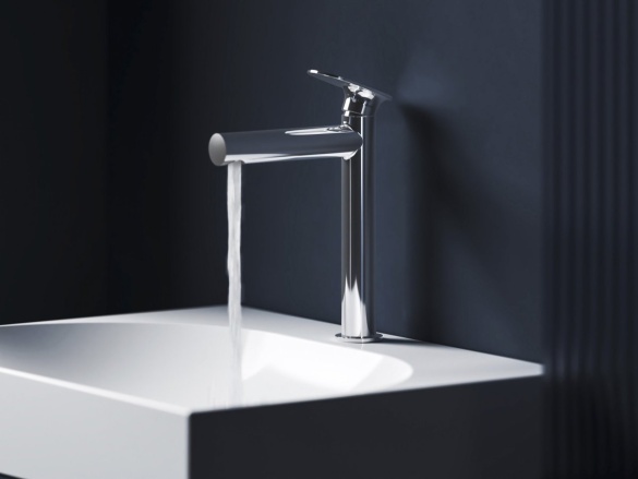 Ravak SG 014.20BLM Umyvadlová stojánková baterie 255 mm bez výpusti, černá matná