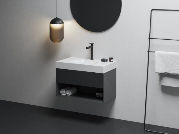 Ravak SD Lite 80 skříňka pod umyvadlo Grey Green