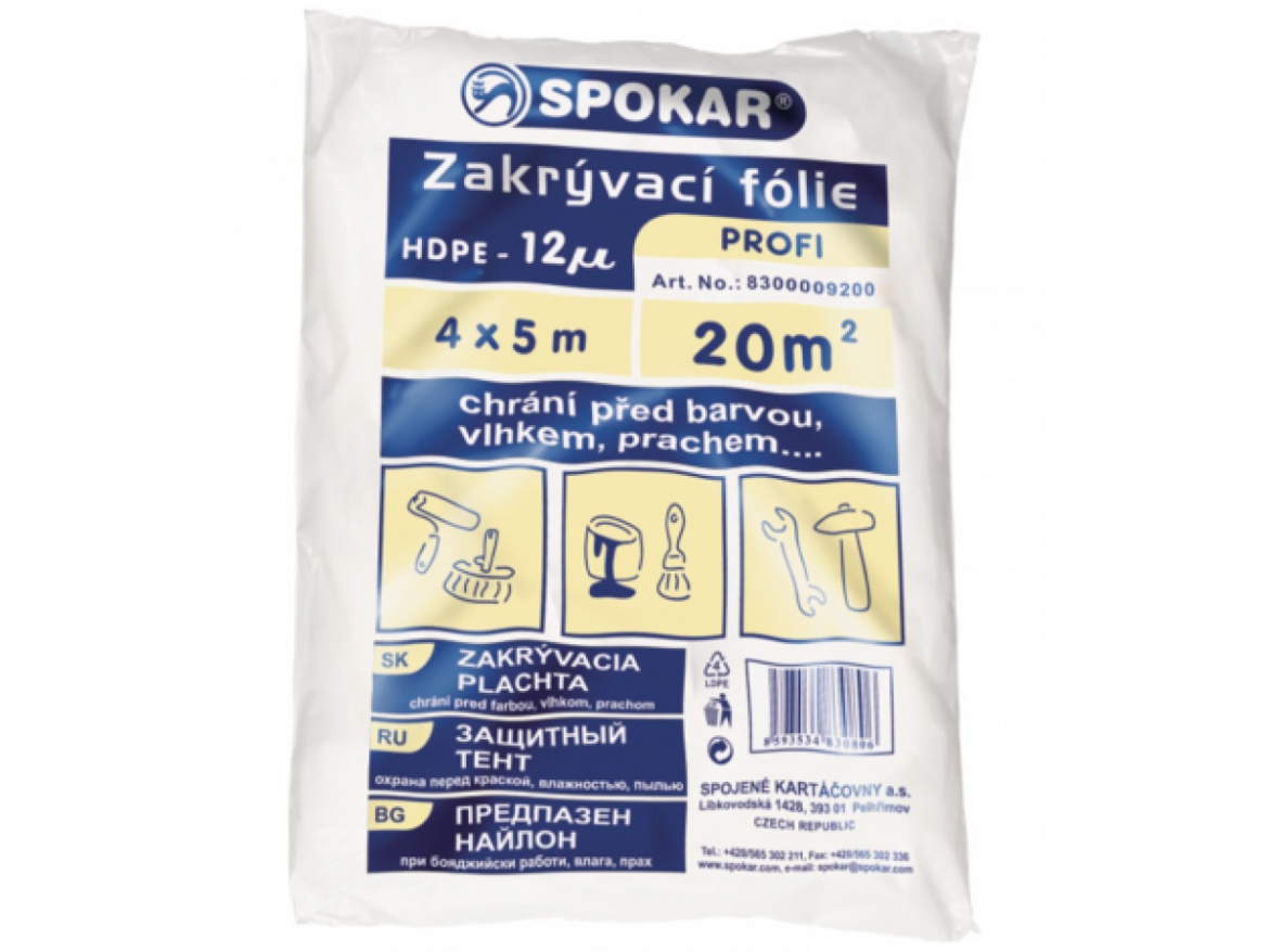 Zakrývací fólie Spokar