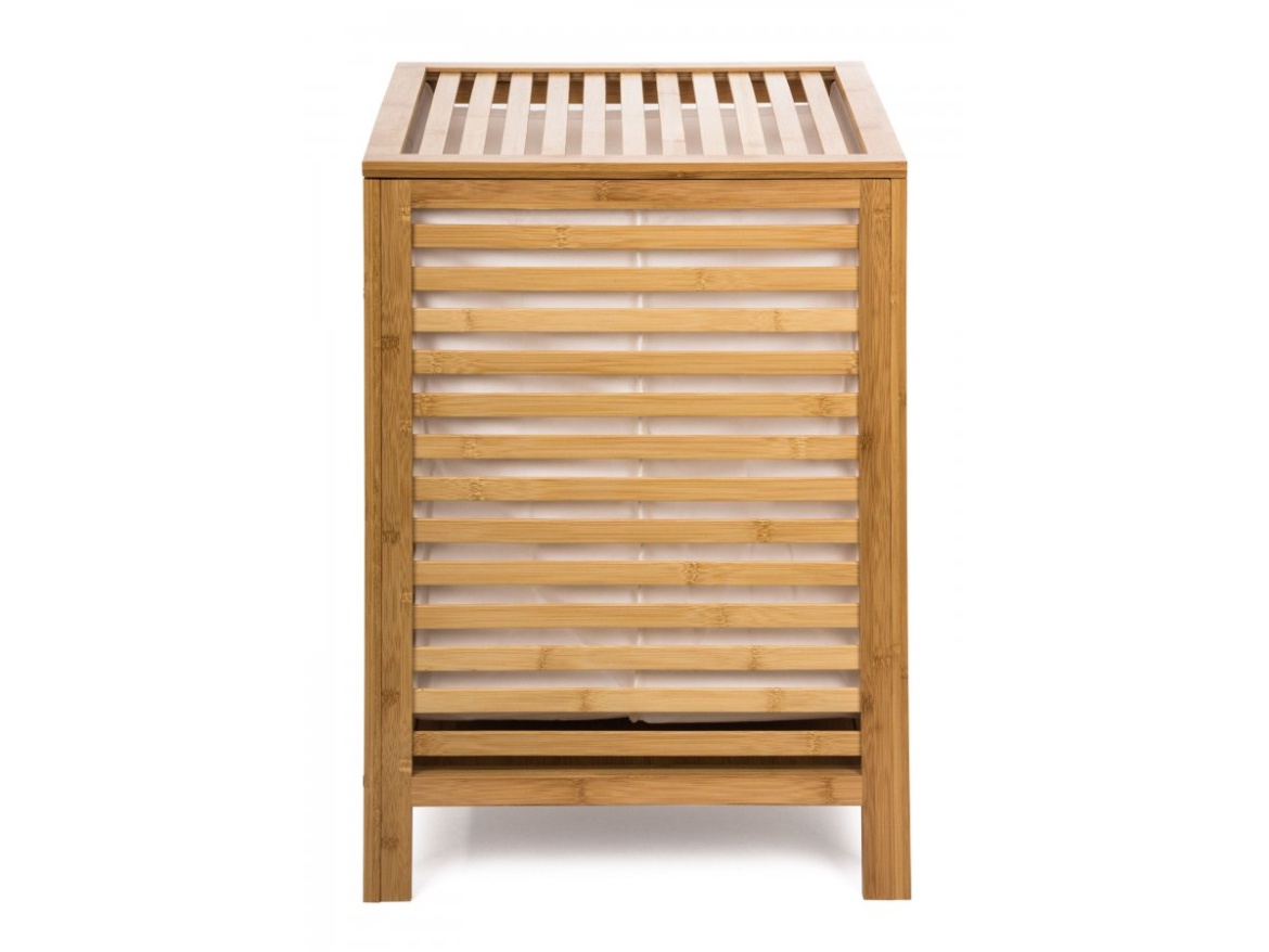 G21 Koš na prádlo  80 l, bambusový