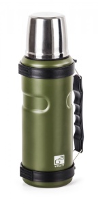 G21 Termoláhev  na pití, 1000 ml, khaki zelená s rukojetí