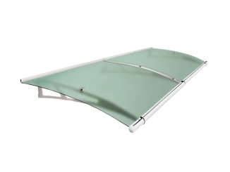 Oblé striešky –  Savespot Connect L 191,6 x 95 cm strieborná / zelená