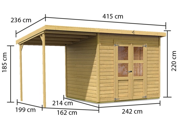 Ház Karibu Merseburg Side