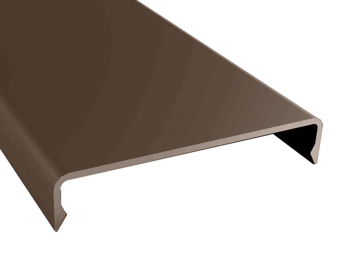 Zaklapávacia krycia lišta Covestro ALU-Low (horní část)