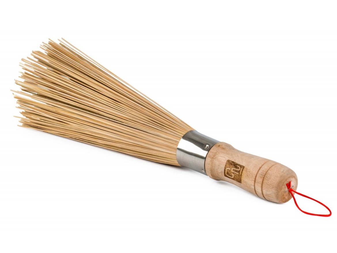 G21 Grilovací nářadí  bambusový kartáč na čištění pánví