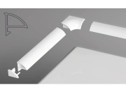 Ravak Krycí lišta 1,1/200, bílá