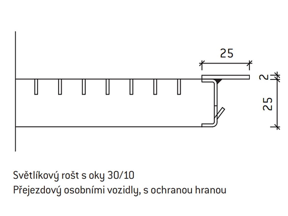Rošt Scobax 30/10 pojízdný