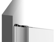 Ravak BLPS 100, biela+transparent