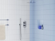 Ravak ES 063.00CR.O2.RB07C Termostatická podomietková batéria 2-cestná pre R-box, chróm