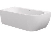 Ravak Vaňa Freedom Corner 170x80 L, voľne stojaca, biela, krytka odtoku biela/čierna/chróm