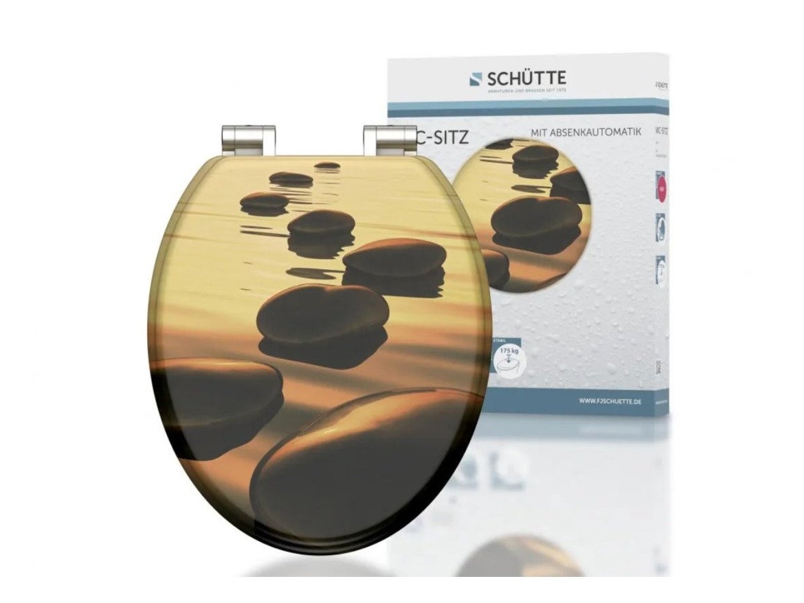 WC sedátka, záchodová prkna Schütte SEA STONE | MDF, Soft Close