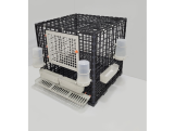 Scobax Klec pro slepice - modulární -  Leganest Care - 62 cm X 62 cm X 62 cm