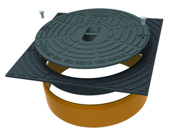 Hranatý poklop Heckl Iberus