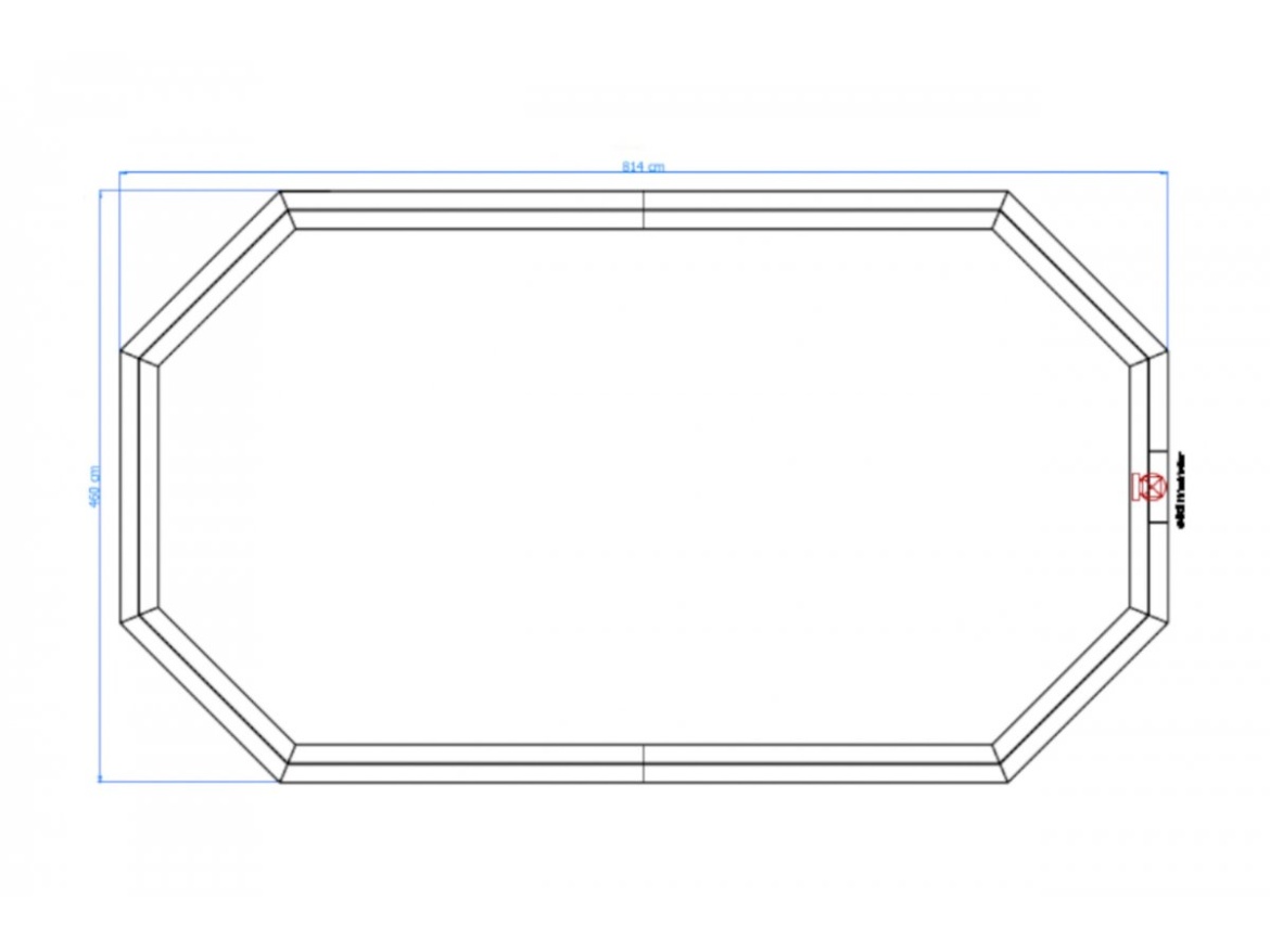 Zahradní bazén Tuindeco Cas Abou
