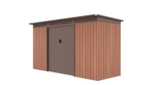 Lemezből készült kerti ház G21 GRAH 483 - 340 x 142 cm, hnědý