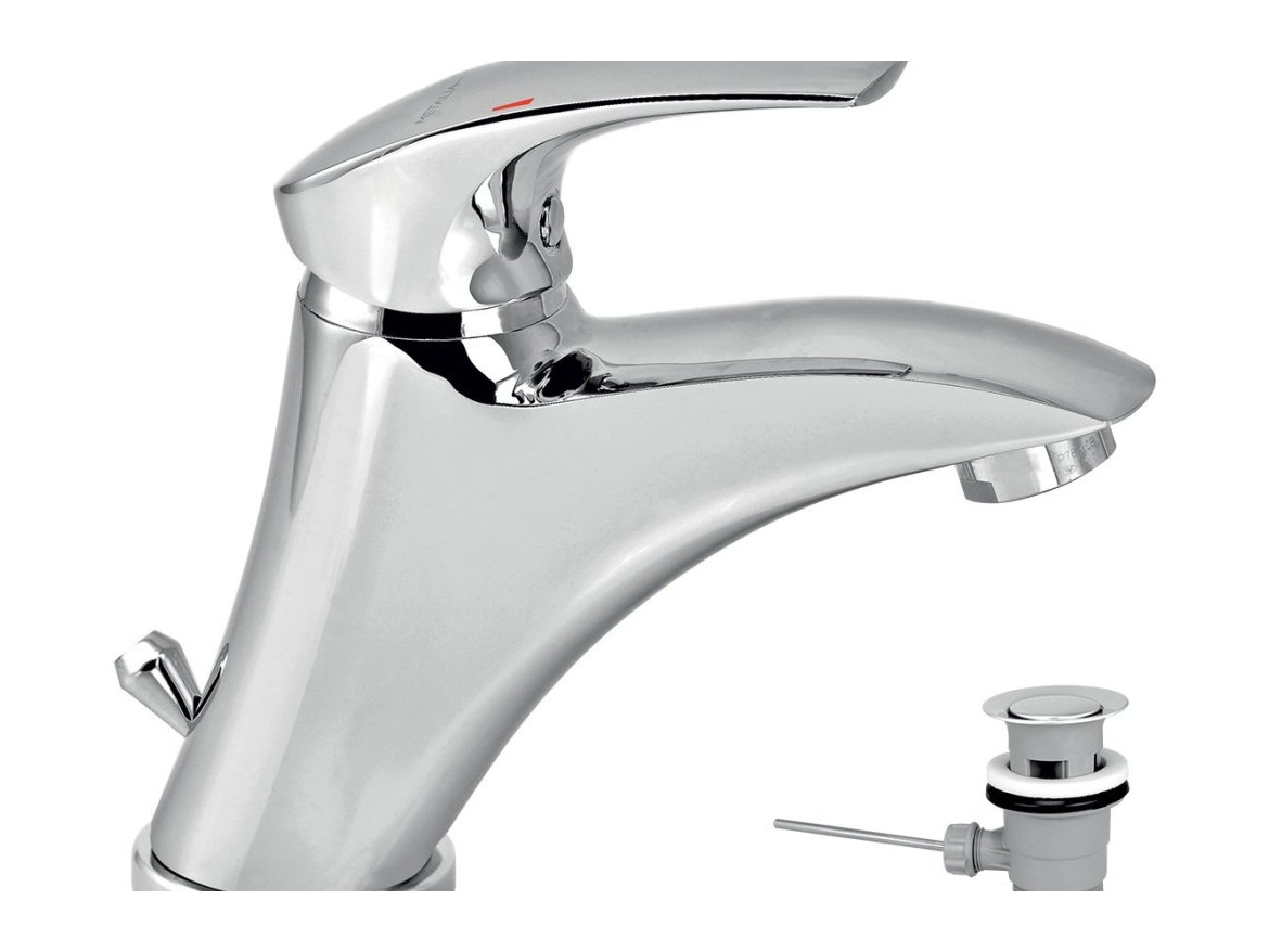 Novaservis Umyvadlová baterie Metalia 57, chrom, stojánková, s výpustí,  57002,0