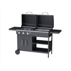 Hybridní gril na plyn i dřevěné uhlí Activa Combo III